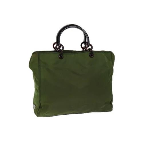 Pre-owned Nylon handbags Prada Vintage , Green , Dames