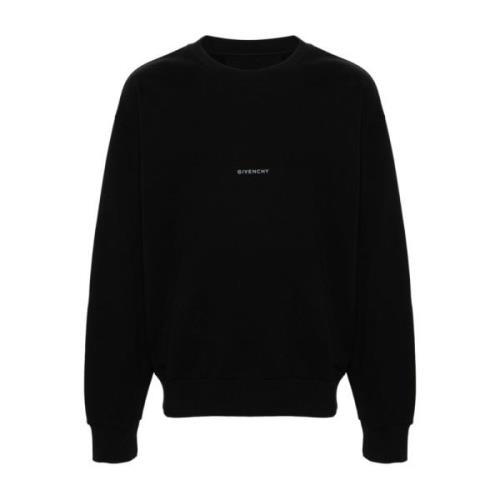 Zwarte Sweatshirt Aw24 Herenmode Givenchy , Black , Heren