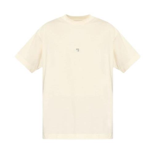 Witte T-shirts & Polos voor mannen Givenchy , Beige , Heren