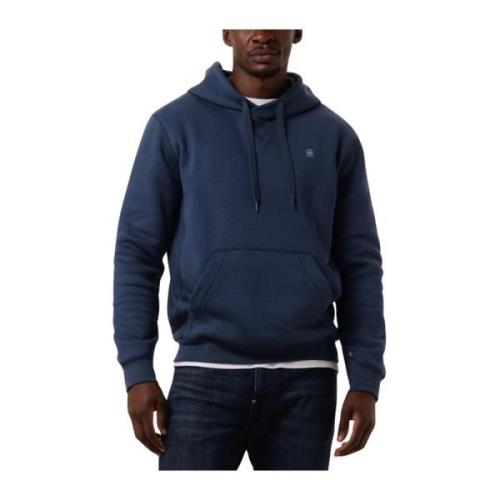 Mannen Premium Core Hoodie G-star , Blue , Heren