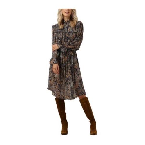 Elvis Transdress Midi Jurk Dames Antik Batik , Multicolor , Dames