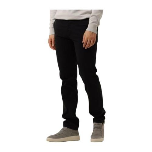 Slim Fit Zwarte Chino Broek Hugo Boss , Black , Heren