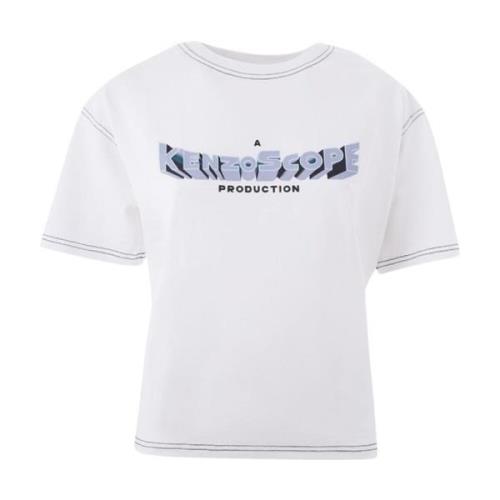 Katoenen T-shirt Casual Comfortabel Wit Kenzo , White , Dames