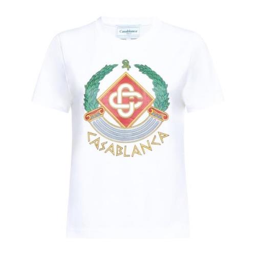 Stijlvolle T-shirts en Polos Casablanca , White , Dames