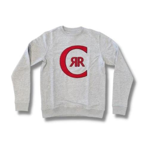 Logo Sweatshirt - Grijs Ronde Hals Lange Mouw Cerruti 1881 , Gray , He...