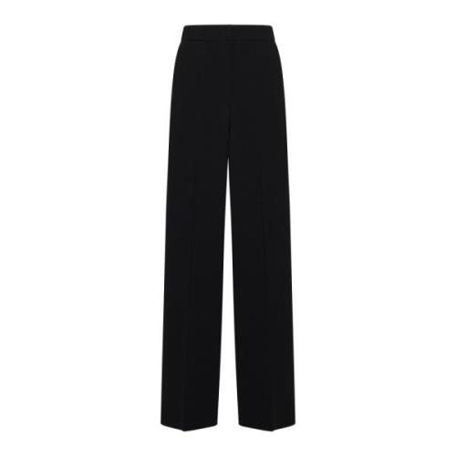 Elegante Zwarte Pianoforte Broek Max Mara , Black , Dames