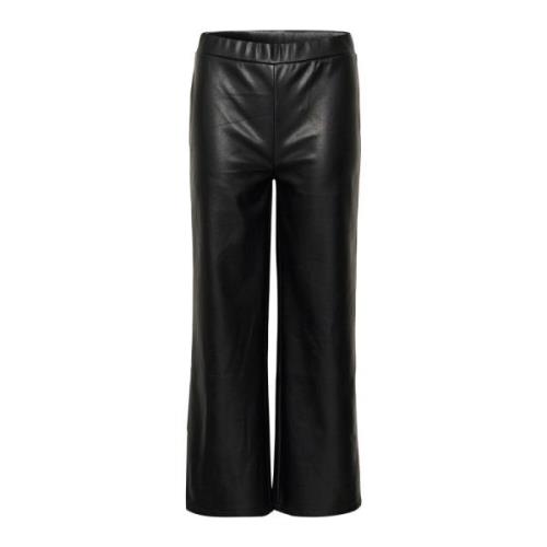 Pitch Black Flare Broek Cream , Black , Dames