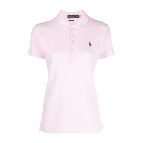 Slim Fit Julie Polo Shirt Ralph Lauren , Pink , Dames