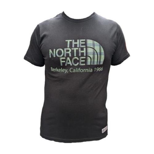 Katoenen Logo T-shirt - Zwart The North Face , Black , Heren