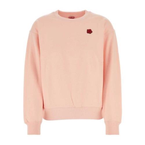 Pastelroze Katoenen Sweatshirt Kenzo , Pink , Dames