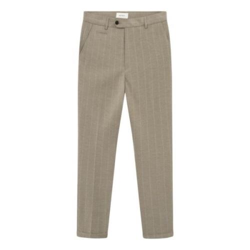 Twill Pinstripe Suit Pants Les Deux , Gray , Heren