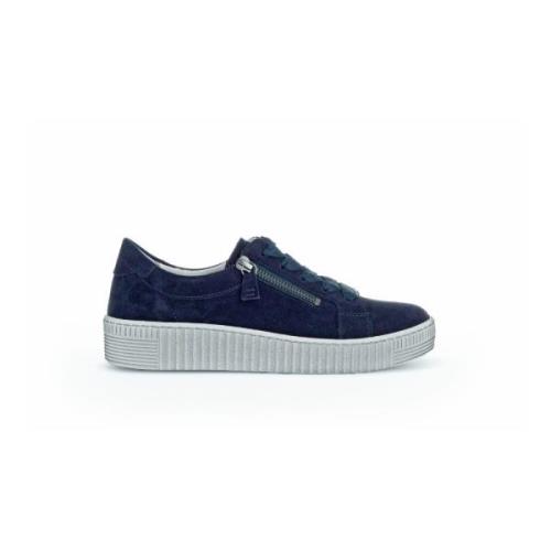 Marine Fluweel Manden Gabor , Blue , Dames