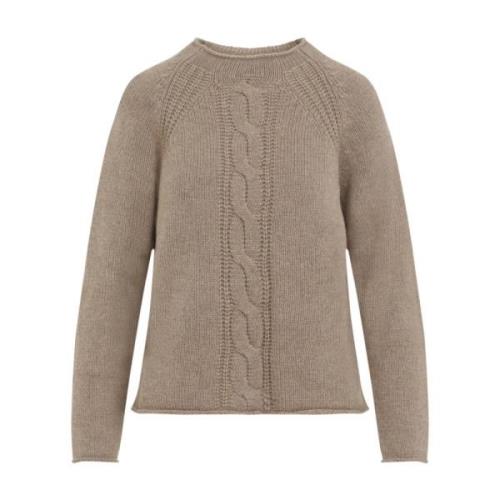 Luxe Cashmere Trui in Beige Max Mara , Beige , Dames