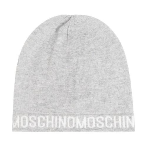 Pet met logo Moschino , Gray , Dames