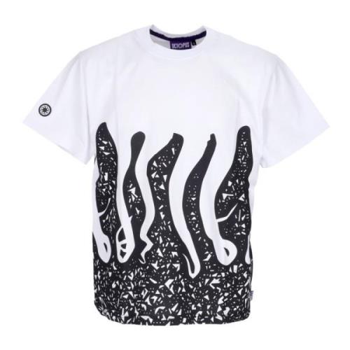 Stempel Tee Wit Korte Mouw T-shirt Octopus , White , Heren