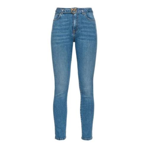 Slim Fit Denim Jeans Pinko , Blue , Dames