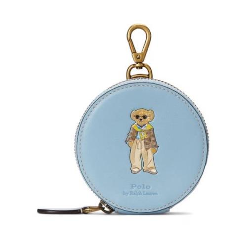 Polo Bear Munt Pouch Portemonnee Ralph Lauren , Blue , Dames