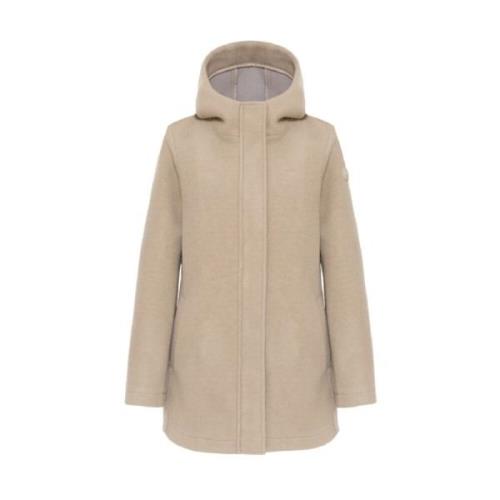 Beige Wollen Jas Colmar , Beige , Dames