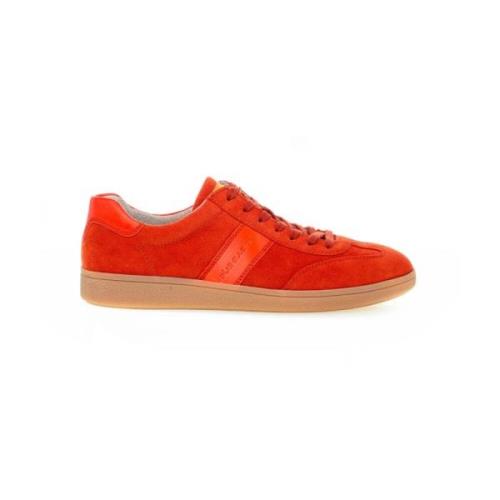 Suede Mango Sneakers Sport Comfortabel Gabor , Orange , Dames