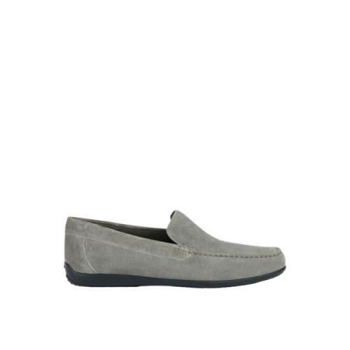 Stijlvolle Loafers voor Heren Geox , Gray , Heren