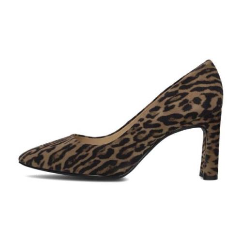 Taupe Suede Pump Waba Unisa , Multicolor , Dames