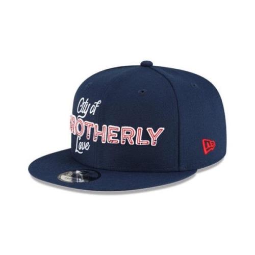 NBA ALT Pet - Blauw Patched Logo New Era , Blue , Heren