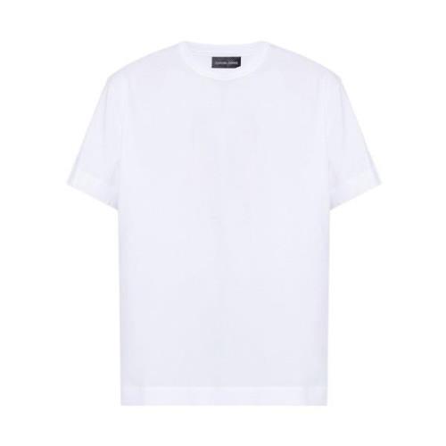 Katoenen T-shirt Canada Goose , White , Heren