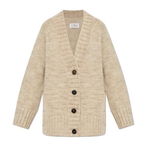 Wollen Vest Maison Margiela , Beige , Dames