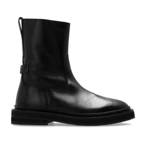 Leren laarzen Escher AllSaints , Black , Dames