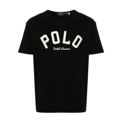 Zwarte T-shirts en Polos Ralph Lauren , Black , Heren