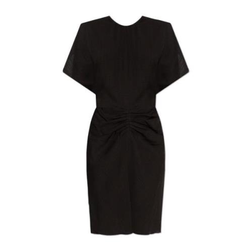 Jurk met plooien Victoria Beckham , Black , Dames