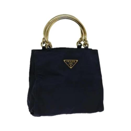 Pre-owned Nylon handbags Prada Vintage , Blue , Dames