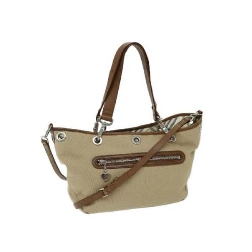 Pre-owned Cotton handbags Burberry Vintage , Beige , Dames