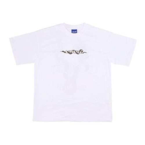 Witte Poison Tee Crew Neck T-shirt Usual , White , Heren