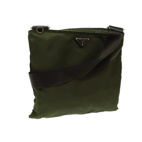 Pre-owned Nylon prada-bags Prada Vintage , Green , Dames