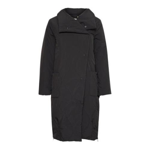 Lange Jas Zwart InWear , Black , Dames