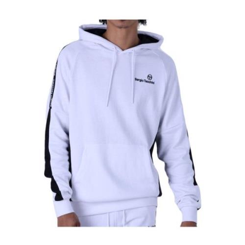 Logo Band Hoodie - Wit Sergio Tacchini , White , Heren