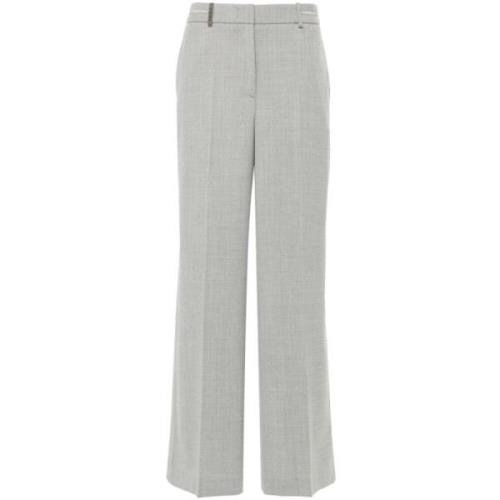 Grijze Wollen Broek Peserico , Gray , Dames