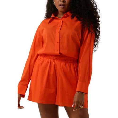 Koraal Blouse Nv-Deon Notre-v , Orange , Dames