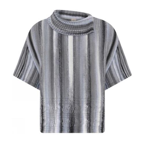 Multi Colour Cape Blouse Steengrijs Skovhuus , Gray , Dames