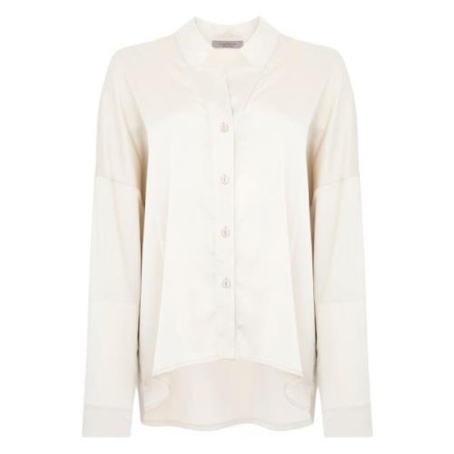 Stijlvolle Overhemden Collectie D.Exterior , Beige , Dames