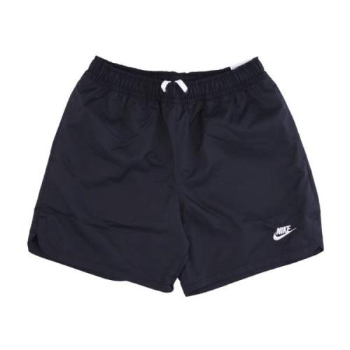 Mesh Gevoerde Zwemshorts Zwart/Wit Nike , Black , Heren