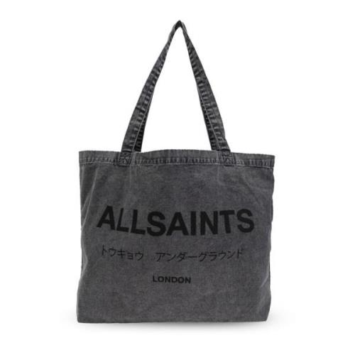 Tas Underground type shopper AllSaints , Gray , Heren