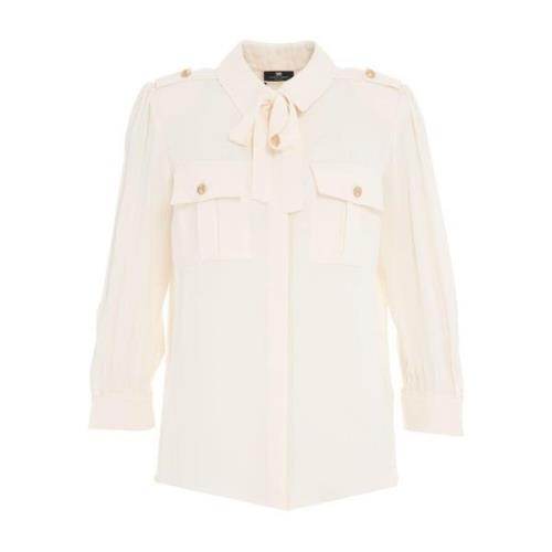 Shirts Elisabetta Franchi , White , Dames