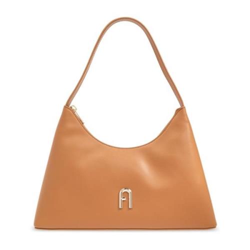 Schoudertas Diamante Klein Furla , Brown , Dames