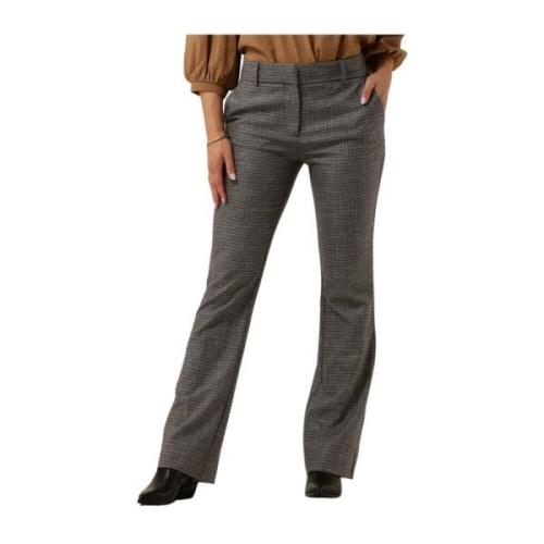 Wijdvallende Bruine Broek Fiveunits , Brown , Dames