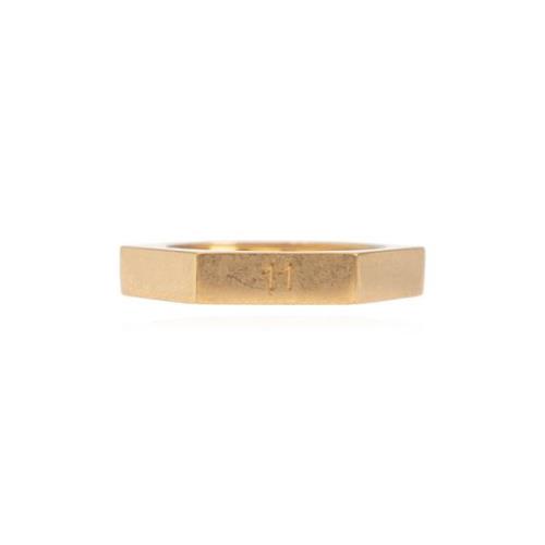 Messing ring Maison Margiela , Yellow , Dames