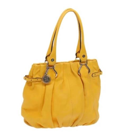 Pre-owned Leather celine-bags Celine Vintage , Yellow , Dames