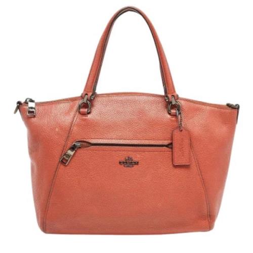 Pre-owned Leather shoulder-bags Coach Pre-owned , Brown , Dames