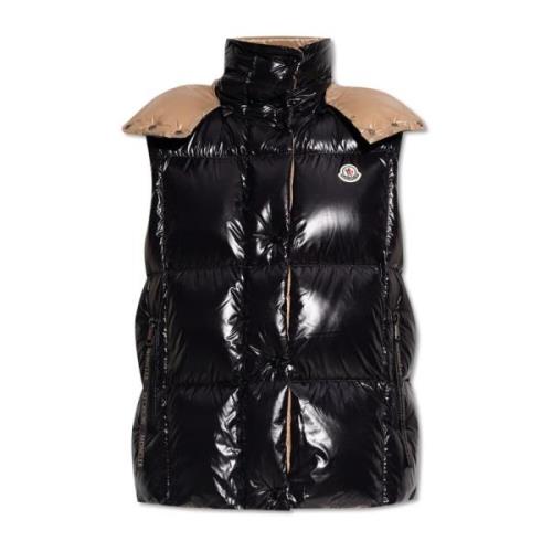 Donsvest Luzule Moncler , Black , Dames